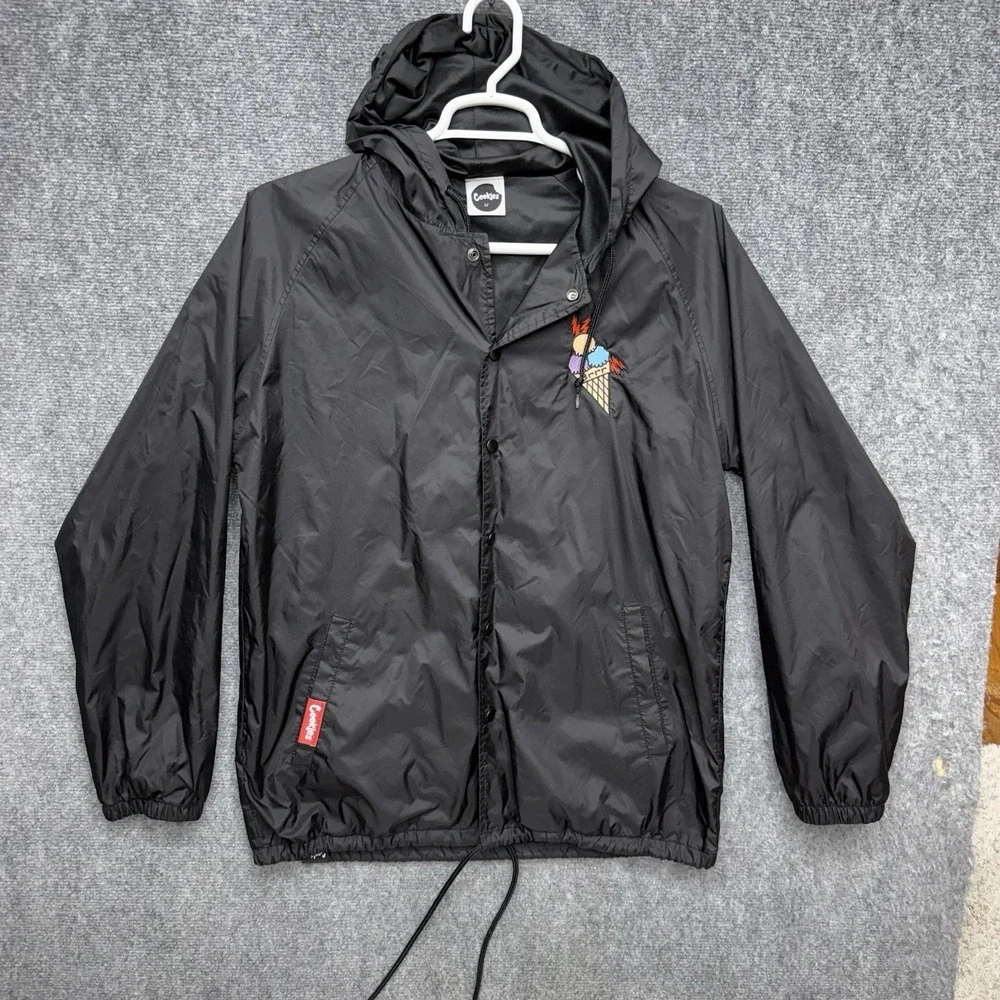 Cookies SF Icecream hooded jacket BRRR Men's size Large Gucci-Mane windbreaker